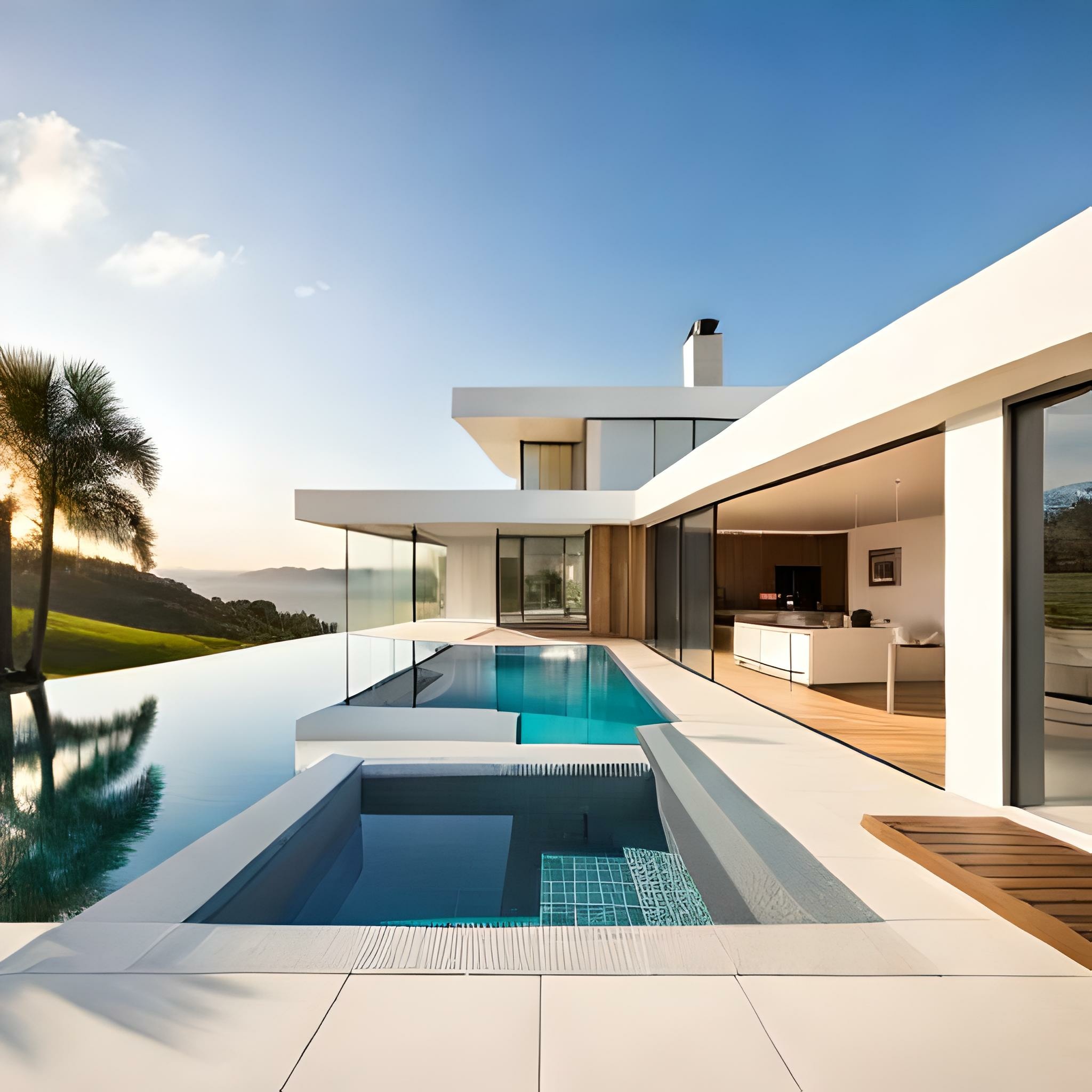 Mit ihren klaren Linien und minimalistischem Design ist die Villa „Vista del Sol“ ein Paradebeispiel für Luxus und Moderne und bietet ein Höchstmaß an Komfort und Stil.